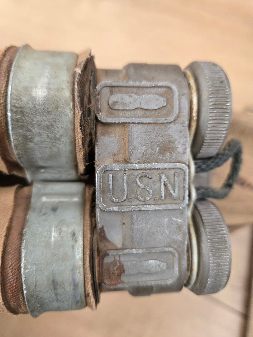 実物　W.W.2 USN ノルマンディー上陸部隊 救命チューブ　1944