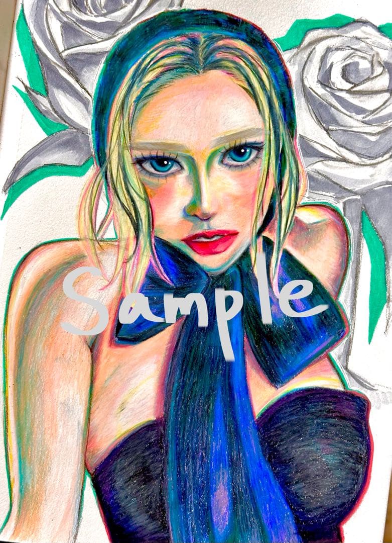 イラストオーダー　アート風ポートレート作成｜似顔絵