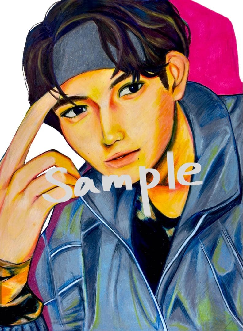 イラストオーダー　アート風ポートレート作成｜似顔絵