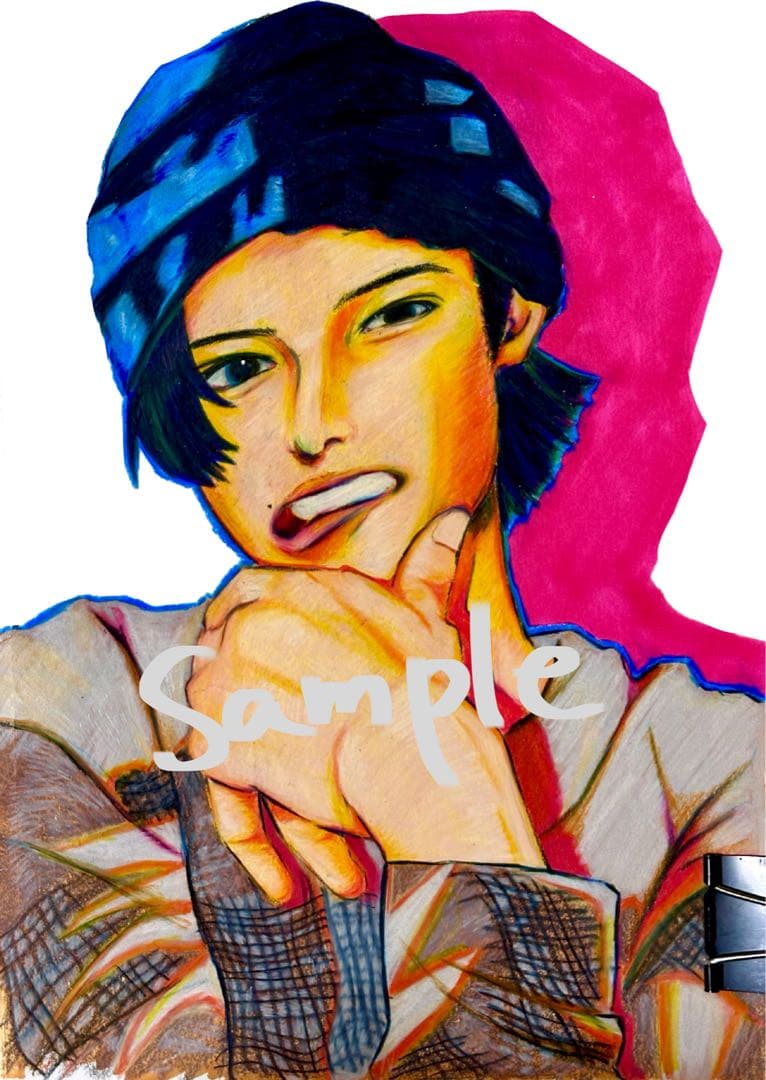 イラストオーダー　アート風ポートレート作成｜似顔絵
