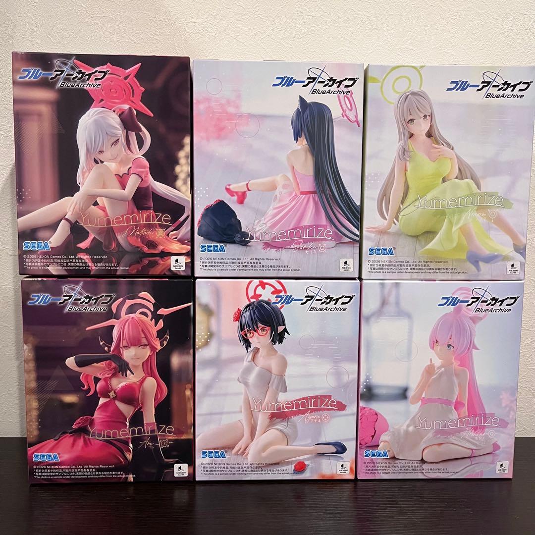 ブルーアーカイブ　フィギュア6体セット