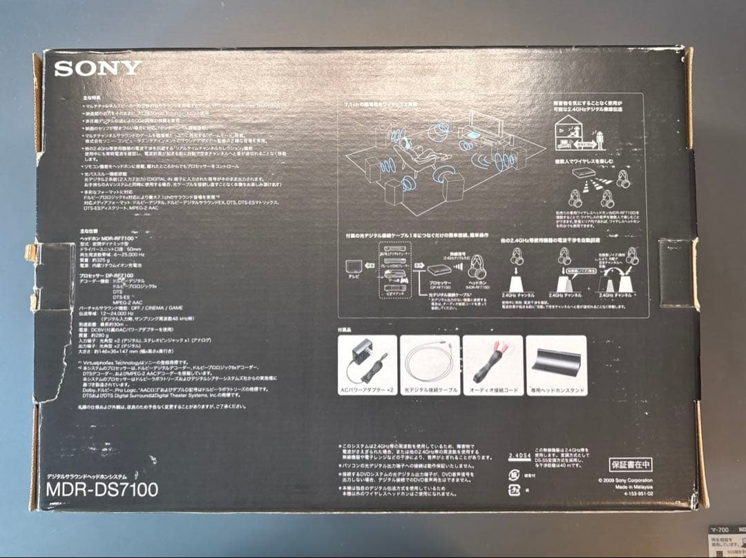 MDR-DS7100 ヘッドフォン SONY