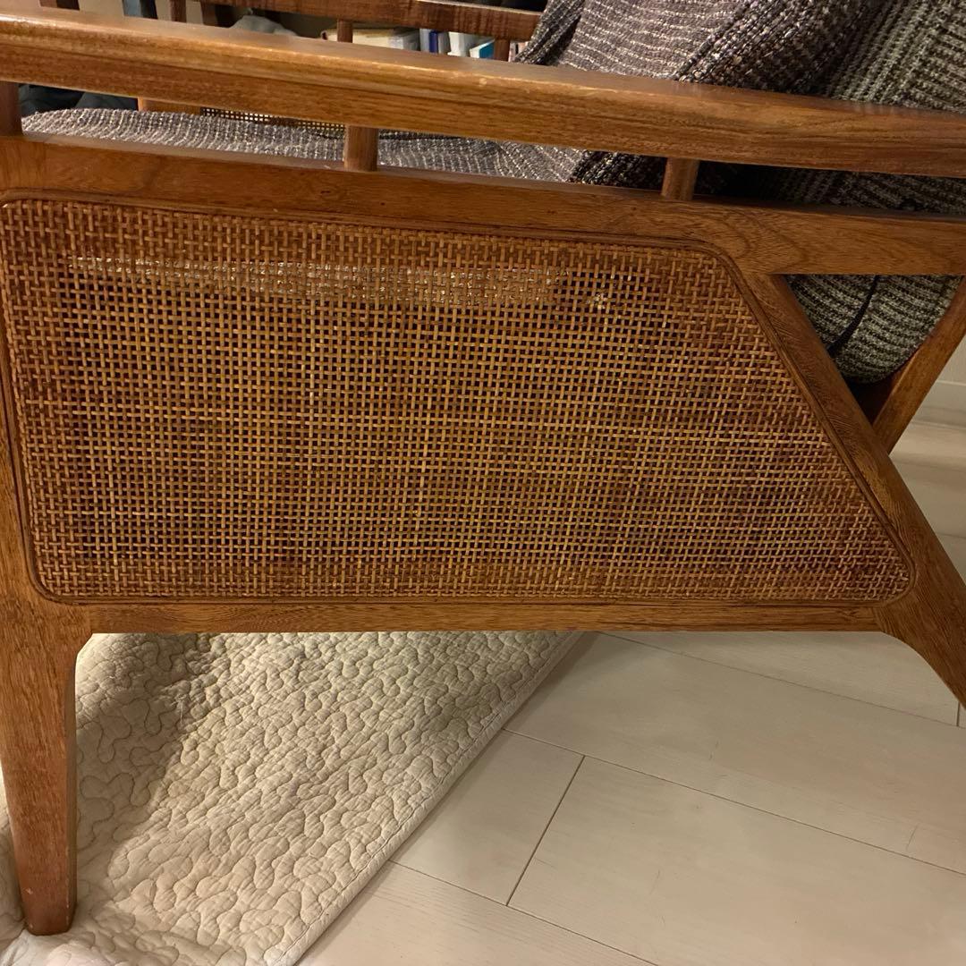 アクメファニチャーWICKER LOUNGE CHAIRラウンジチェア替カバー付