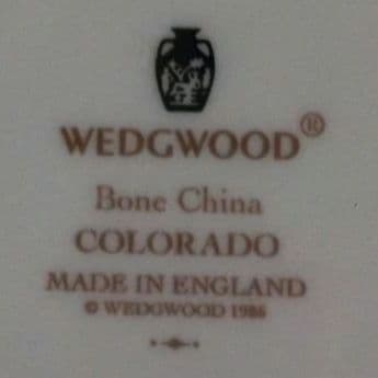 【廃盤・未使用】ウェッジウッド 黒壺 プレート 色違い ４色 各１枚