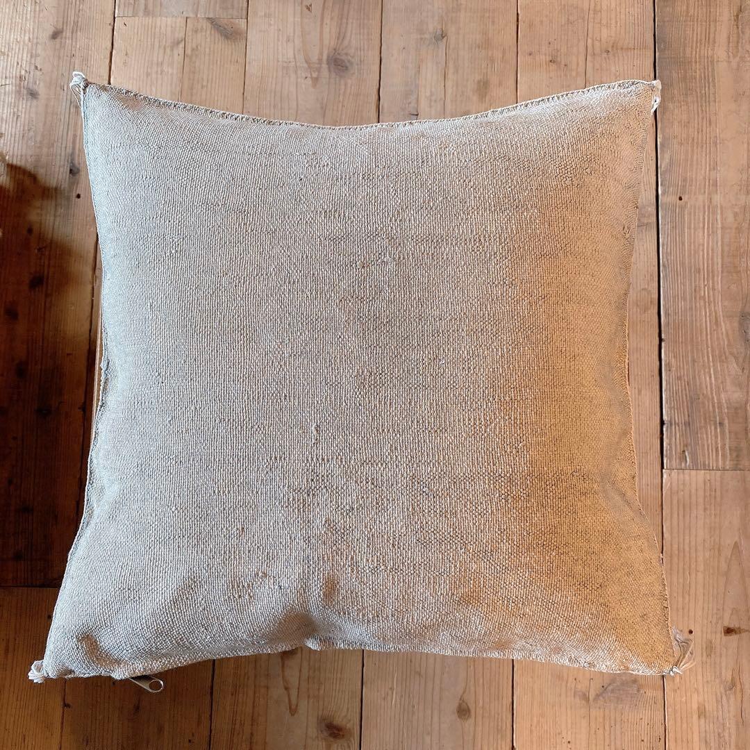 モロッコ製 カクタスシルク サブラ クッションカバー 約45×45cm 2個