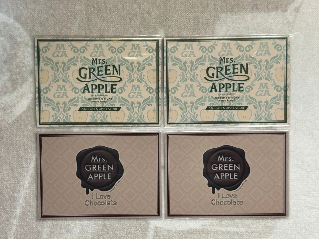 Mrs. GREEN APPLE ミセス　POPUP カードセット