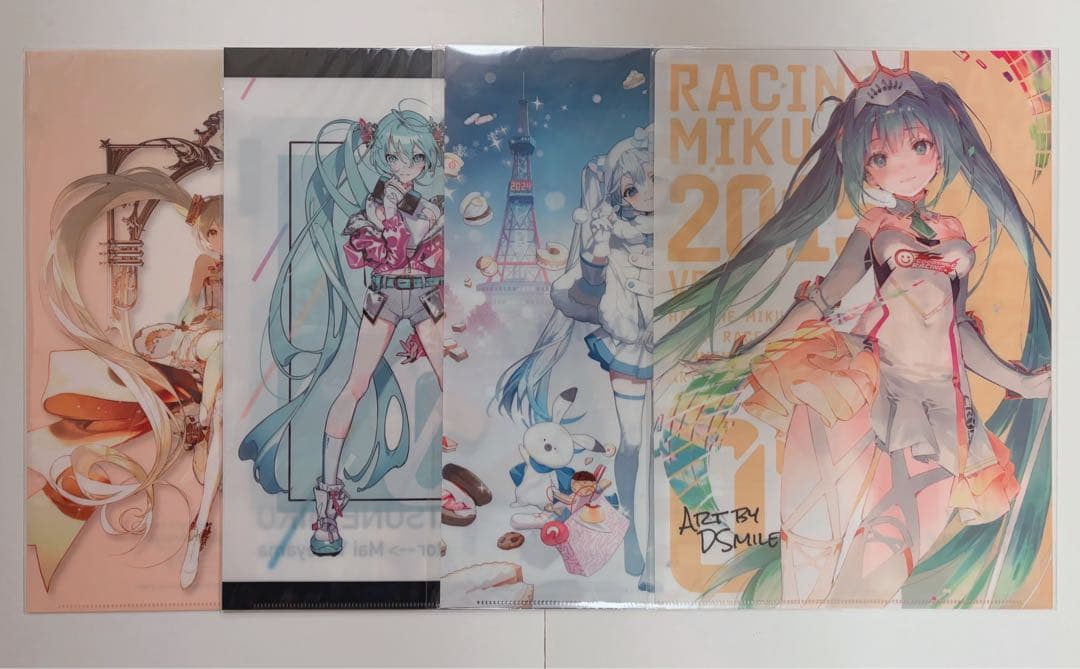 初音ミク クリアファイル セット まとめ売り 雪ミク 桜ミク Rella 赤倉