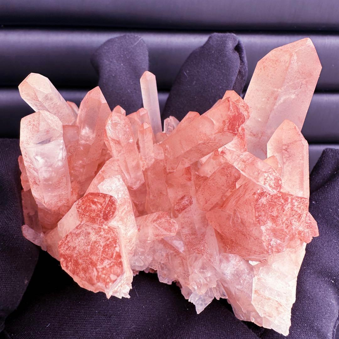 爆レア❗️浄化❗️超綺麗♡超強いパワー ピンク ヒマラヤ クラスター天然石A1575