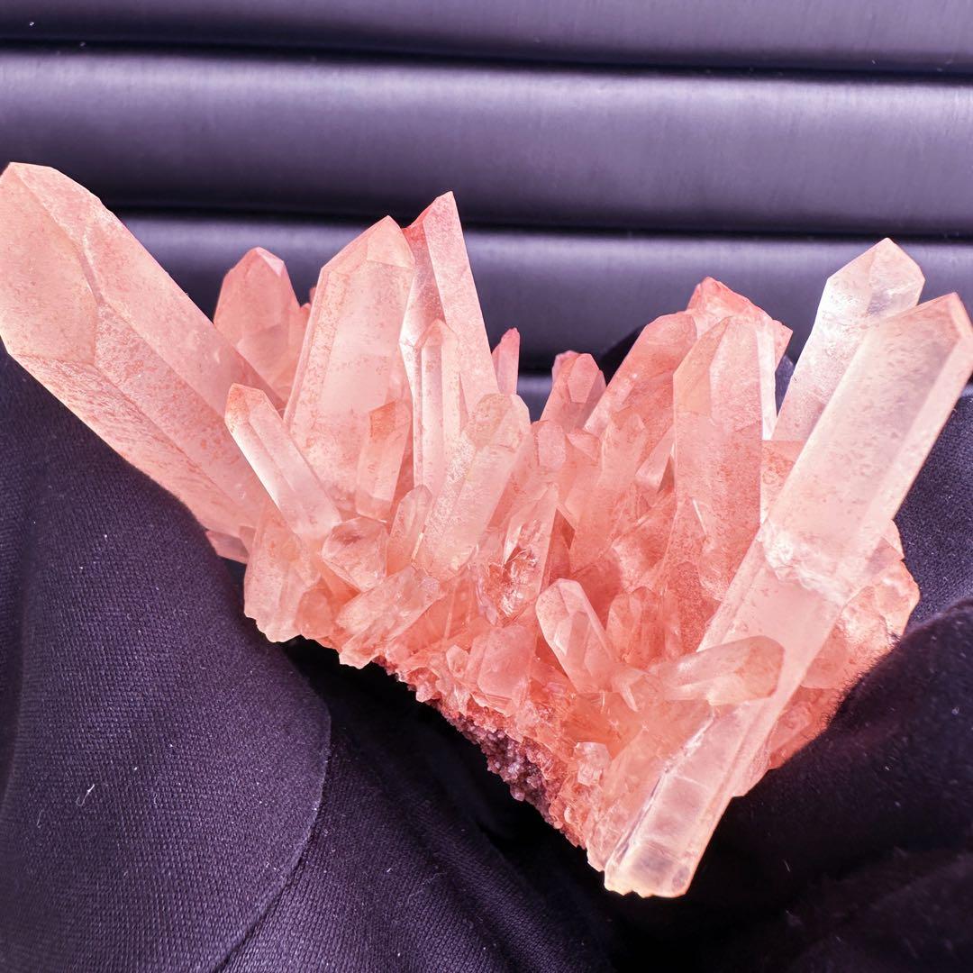 爆レア❗️浄化❗️超綺麗♡超強いパワー ピンク ヒマラヤ クラスター天然石A1575