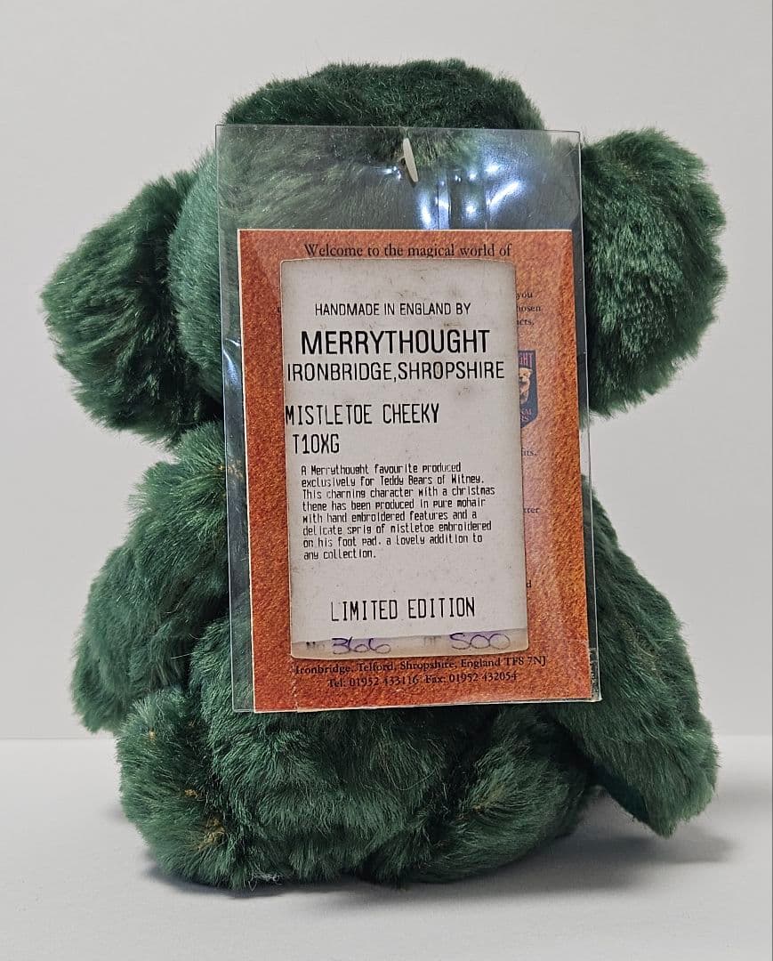 Merrythought Mistletoe Cheeky 限定版 テディベア