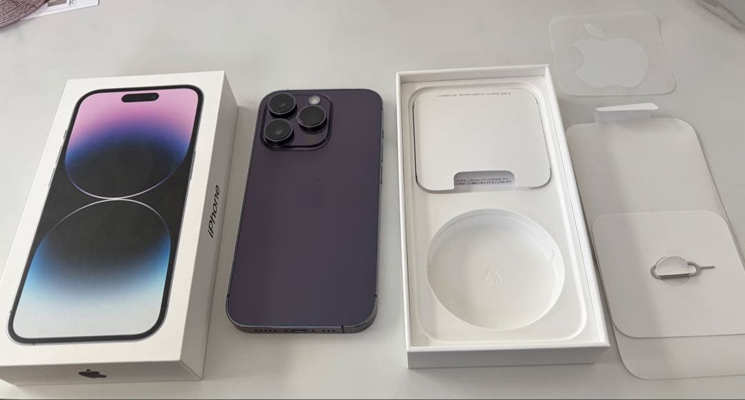 iPhone 14 Pro ディープパープル 本体256GB 美品SIMフリー
