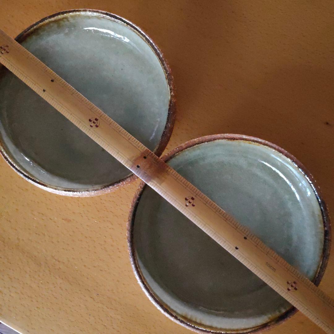 沖縄やちむん/読谷北窯/5寸中鉢浅鉢２個/松田共司