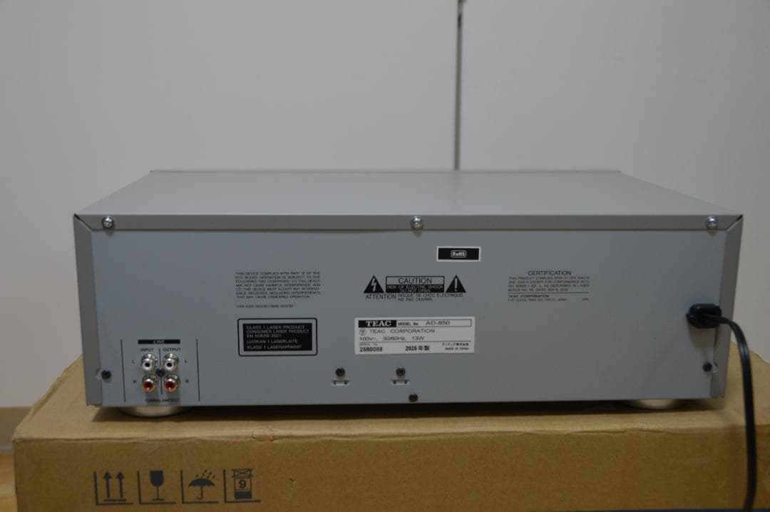 2025年製 TEAC AD-850-SE CDプレーヤー・カセットデッキ