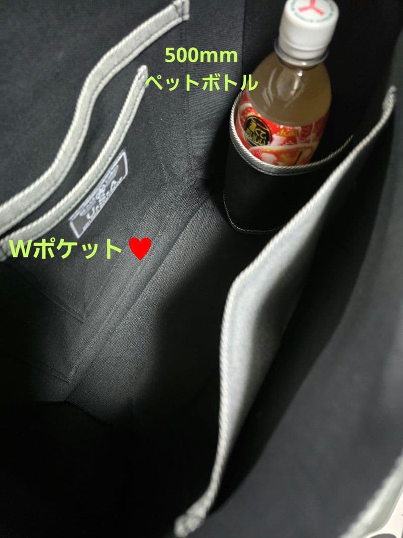 デニムリメイクトートバッグ ハイブランド大きめ 上部ファスナー スタイリッシュ