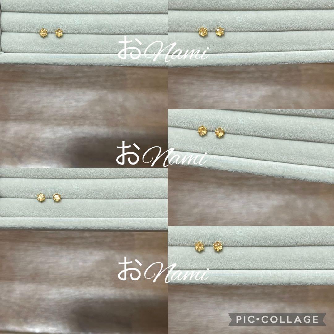 59【天然ルチルクォーツ4mm】 3-9【天然インペリアルトパーズ3mm】