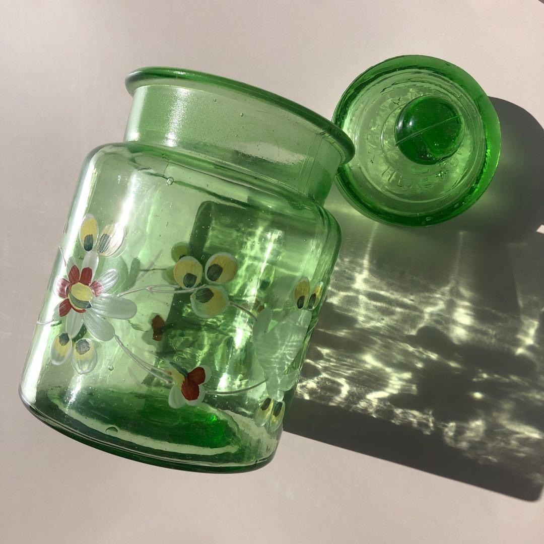 ガラス製キャンディーボット　ドイツ HERM HEYE工房 HAMBURG