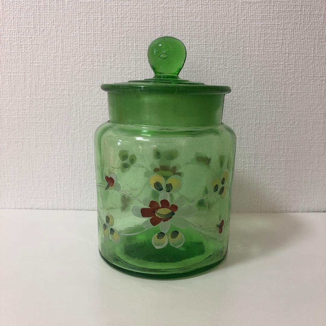 ガラス製キャンディーボット　ドイツ HERM HEYE工房 HAMBURG