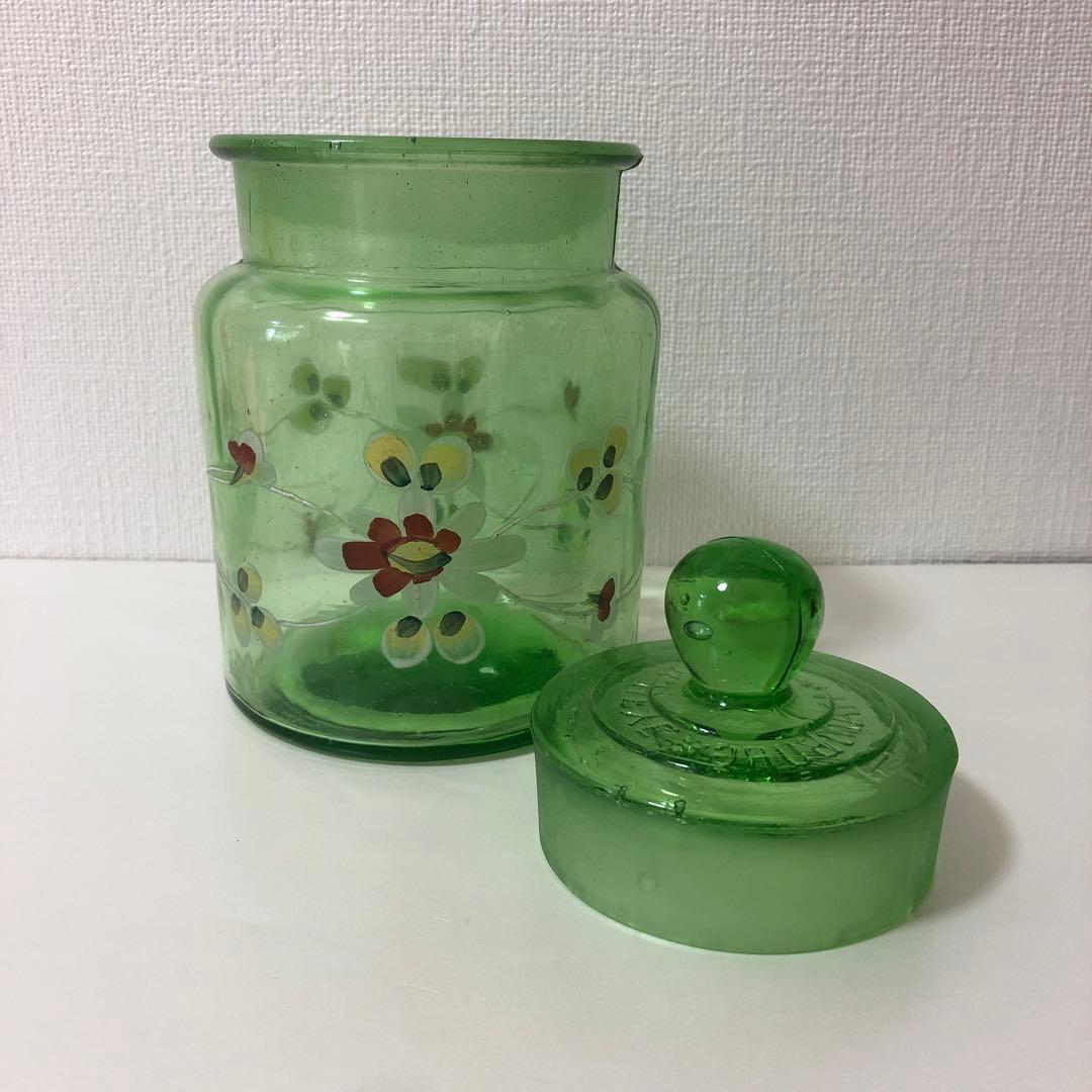 ガラス製キャンディーボット　ドイツ HERM HEYE工房 HAMBURG