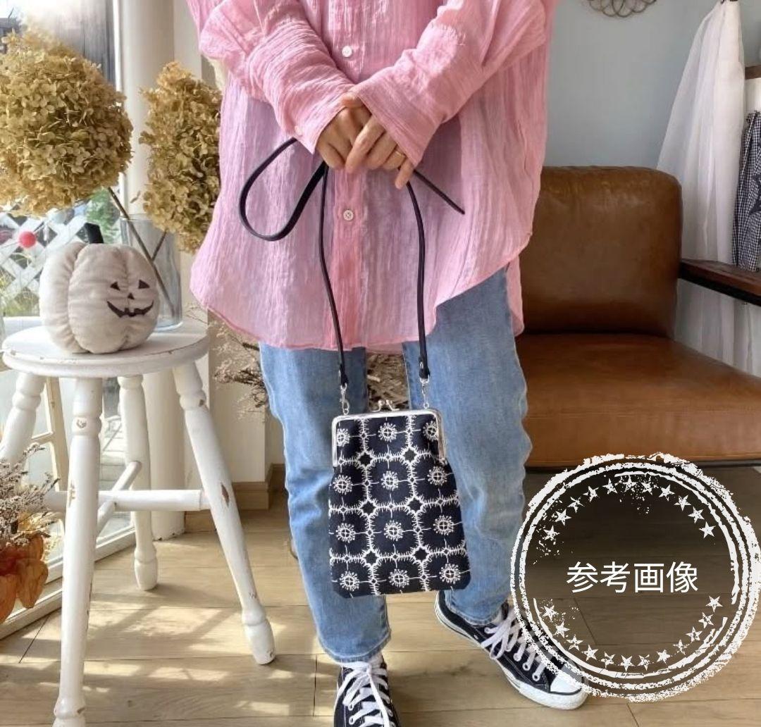 【専用】ミナペルホネン　ハンドメイド　がま口スマホポーチ / カードケース