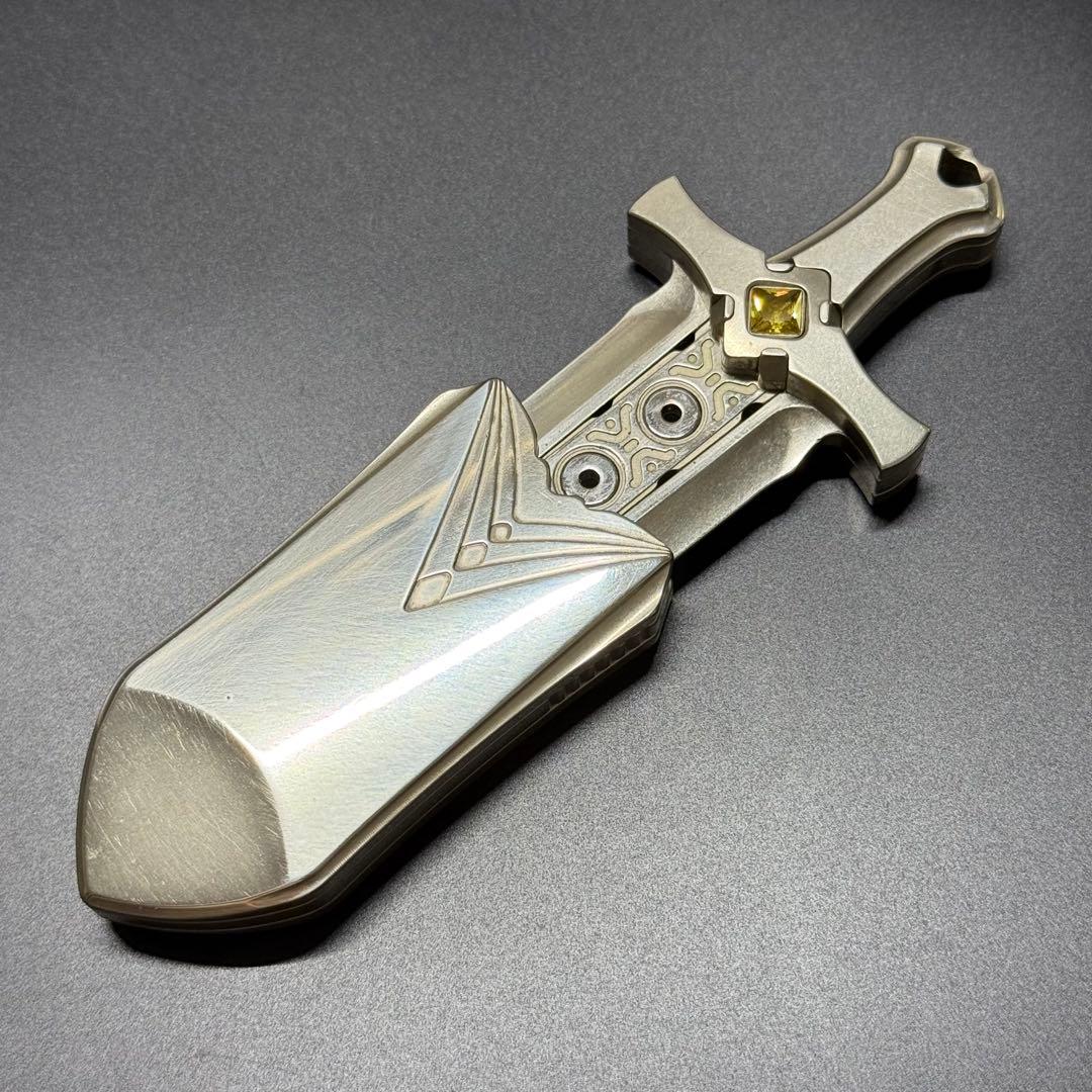 聖剣　洋白(白銅)製 フィジェットトイ　EDC fidget toys