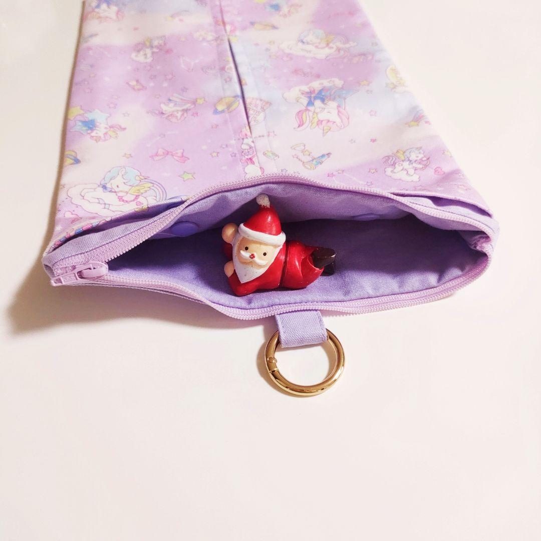 吊り下げ　ティッシュケース　学校　ユニコーン　ゆめかわ