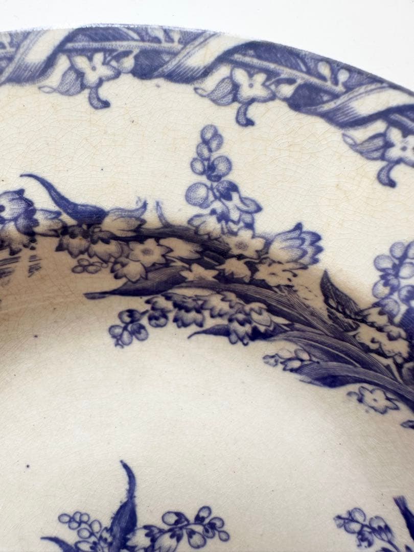 エミールブルジョワ　鈴蘭のお皿　フランス　アンティークプレート