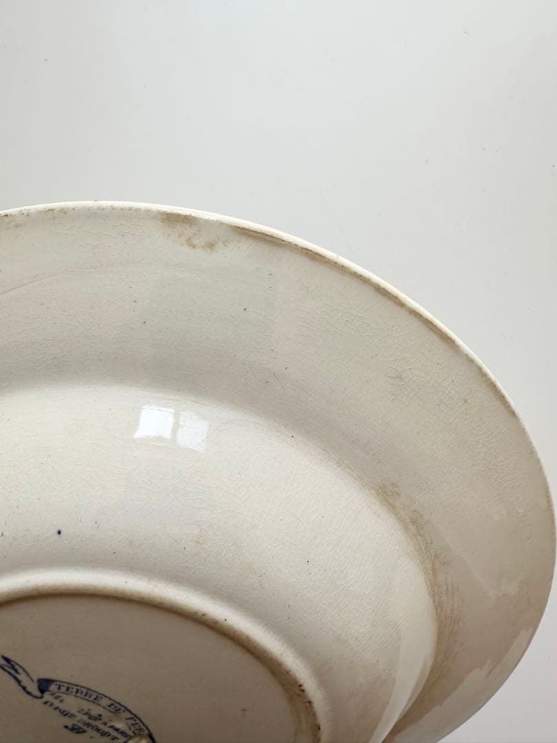 エミールブルジョワ　鈴蘭のお皿　フランス　アンティークプレート