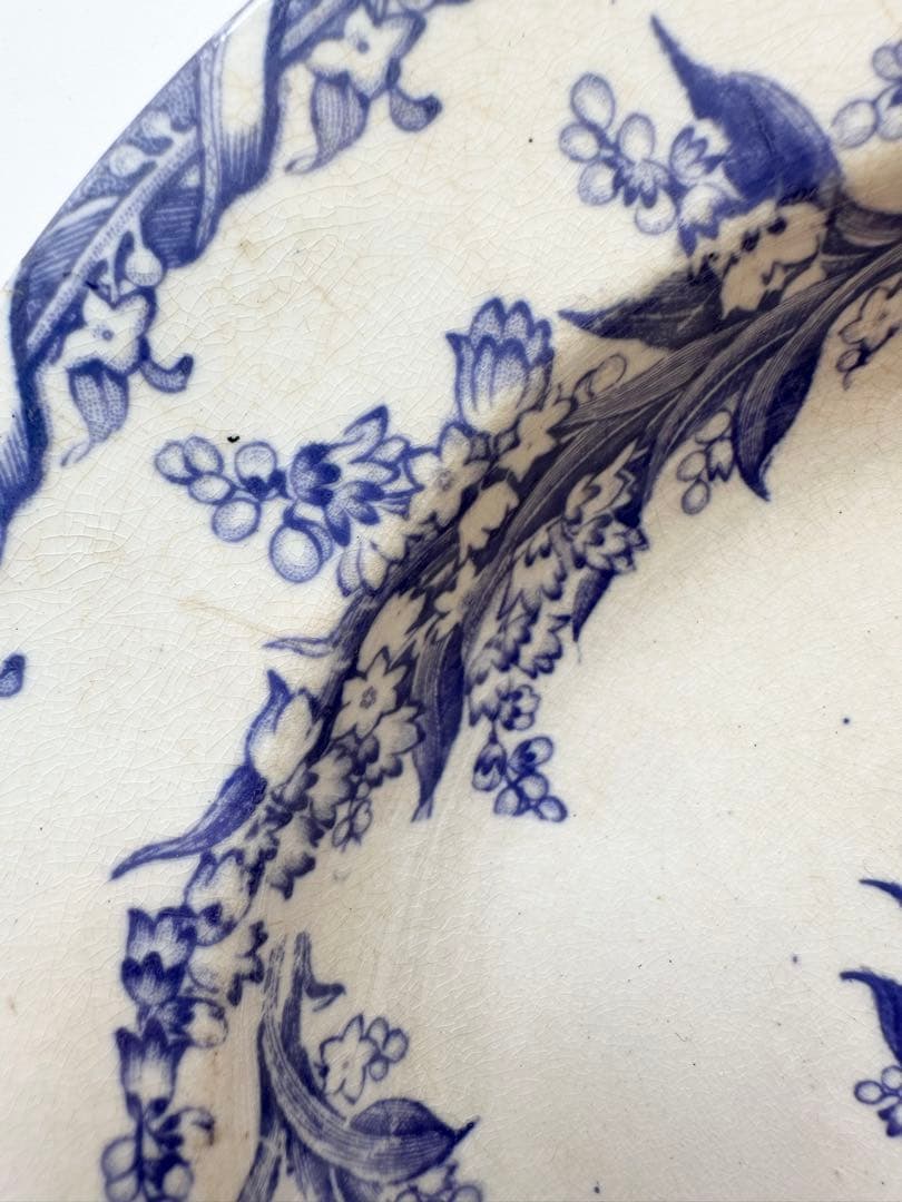 エミールブルジョワ　鈴蘭のお皿　フランス　アンティークプレート