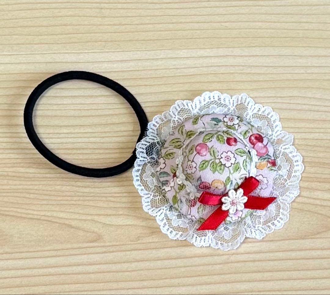 ラボット服　ロリータ風　さくらんぼ　LOVOT ラボットハンドメイド