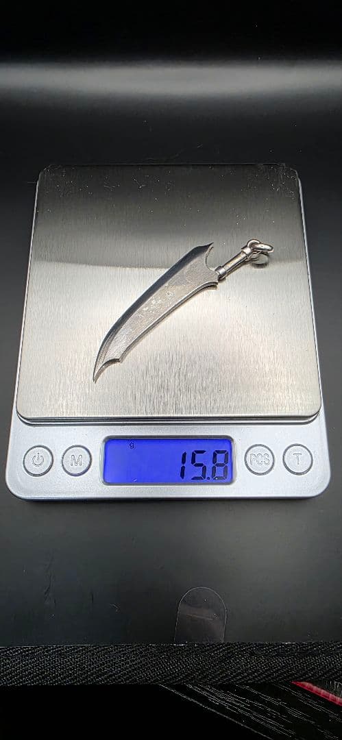 ハンドメイド　ペンダントトップ　フルブリング　斬月　Silver925　コスプレ