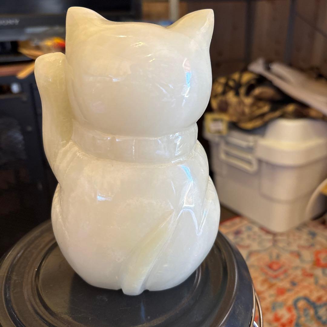 招き猫 天然石