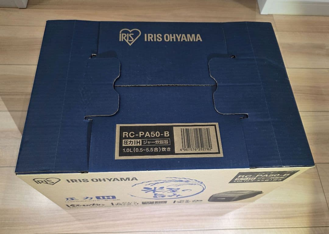 中古品 アイリスオーヤマ 炊飯器 5.5合 RC-PA50-B