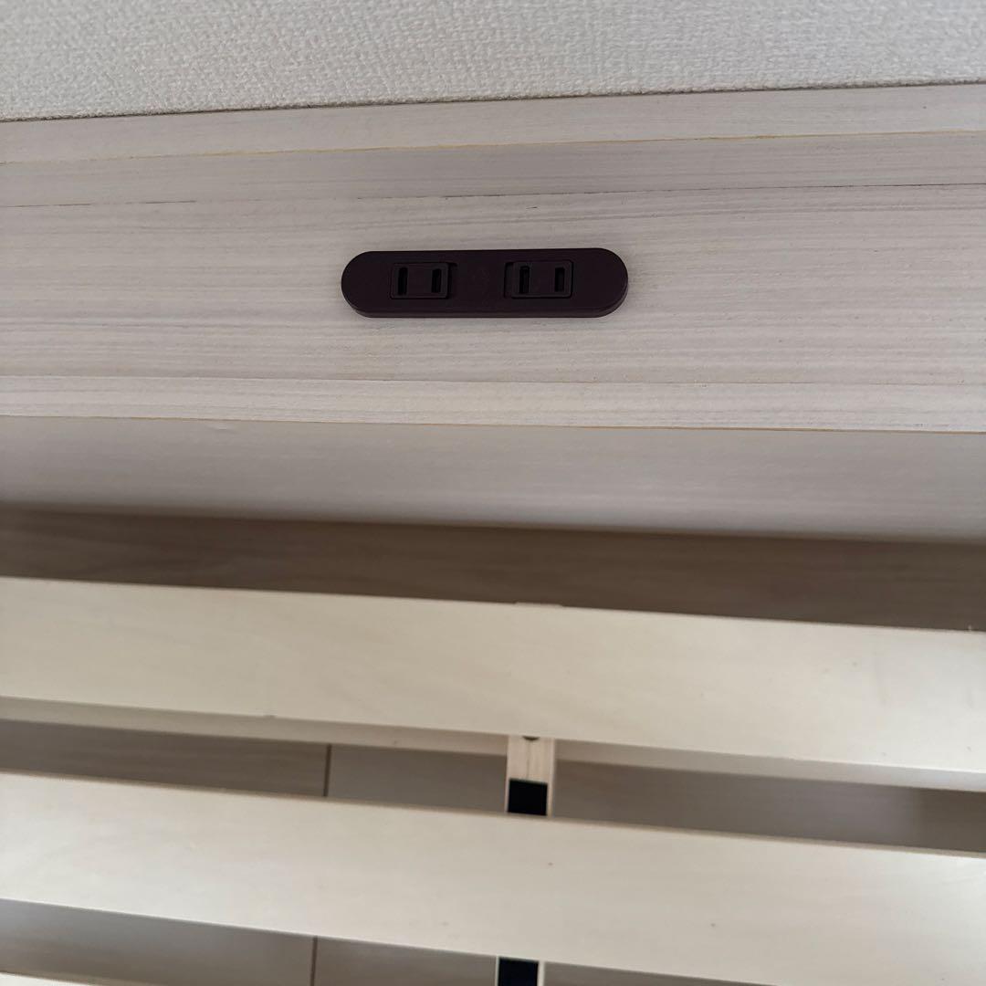 シングルベッド 木製フレーム 3段階調整