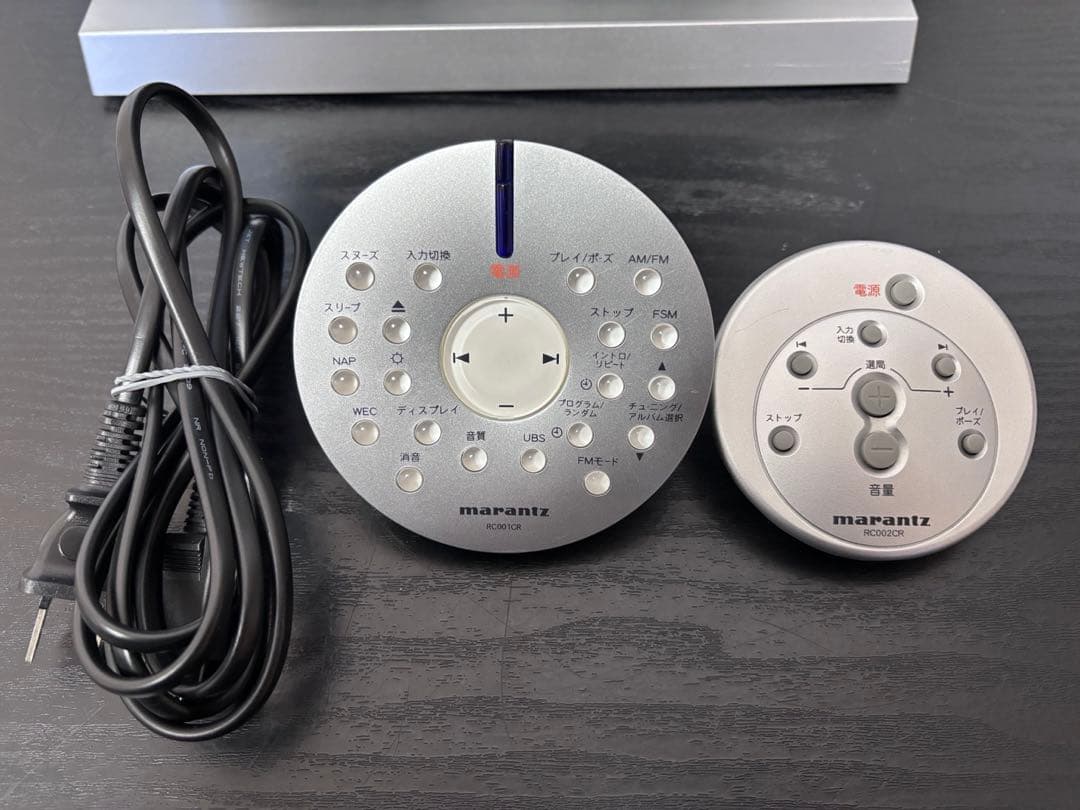 marantz CR201 CDコンポ リモコン2個付き