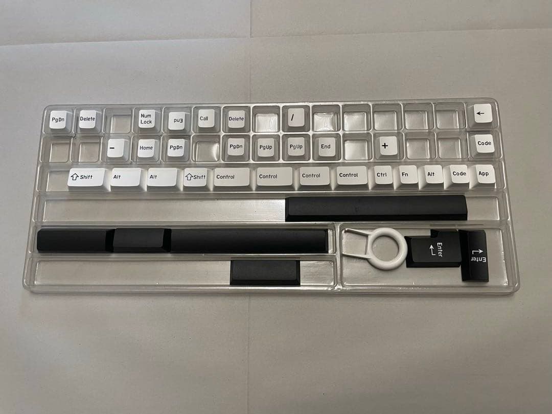 Hm66 grain rain、Wootingケース、キーキャップ2セット