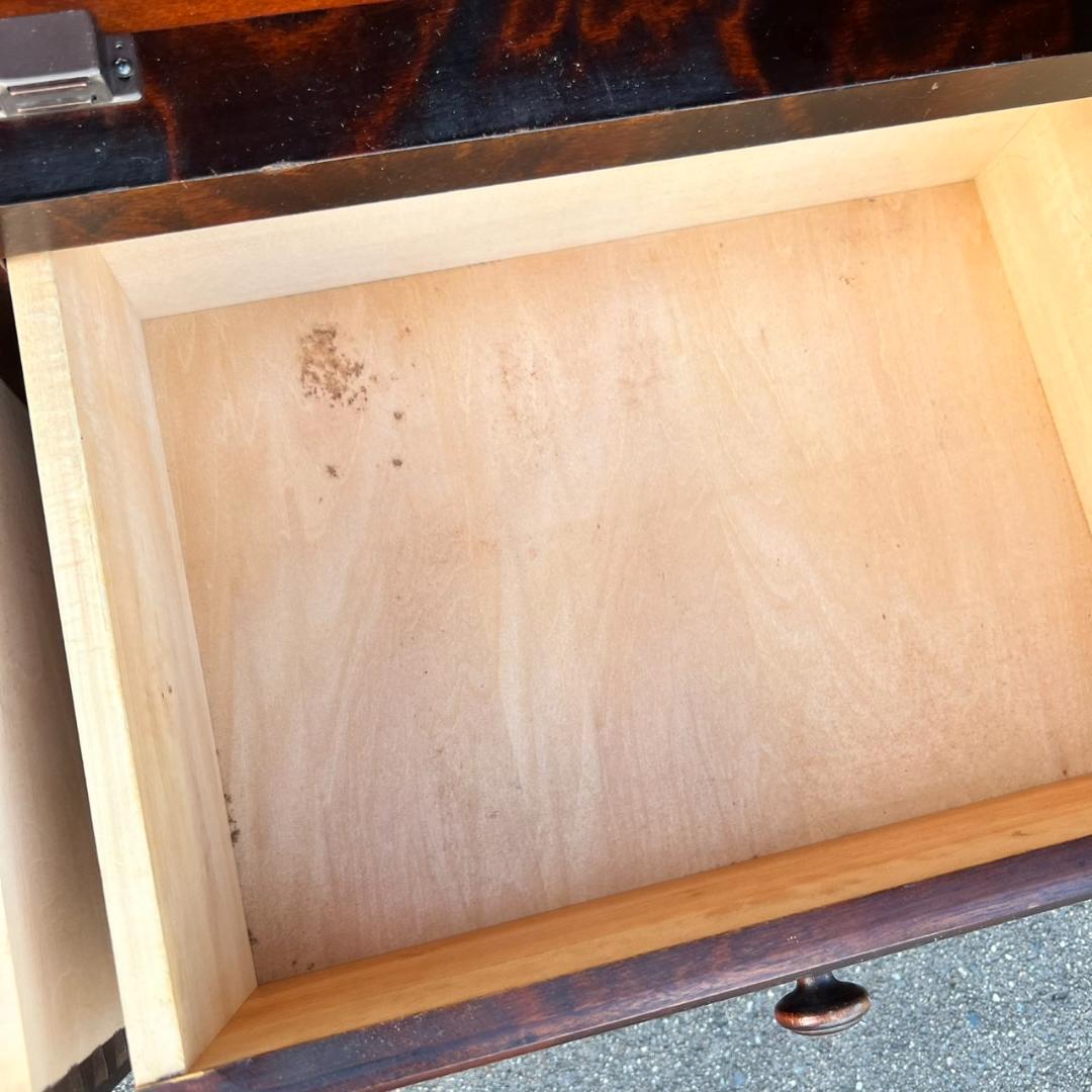 旧家より　北海道民芸家具　キャビネット　飾り棚　本棚　【たのメル便♪】