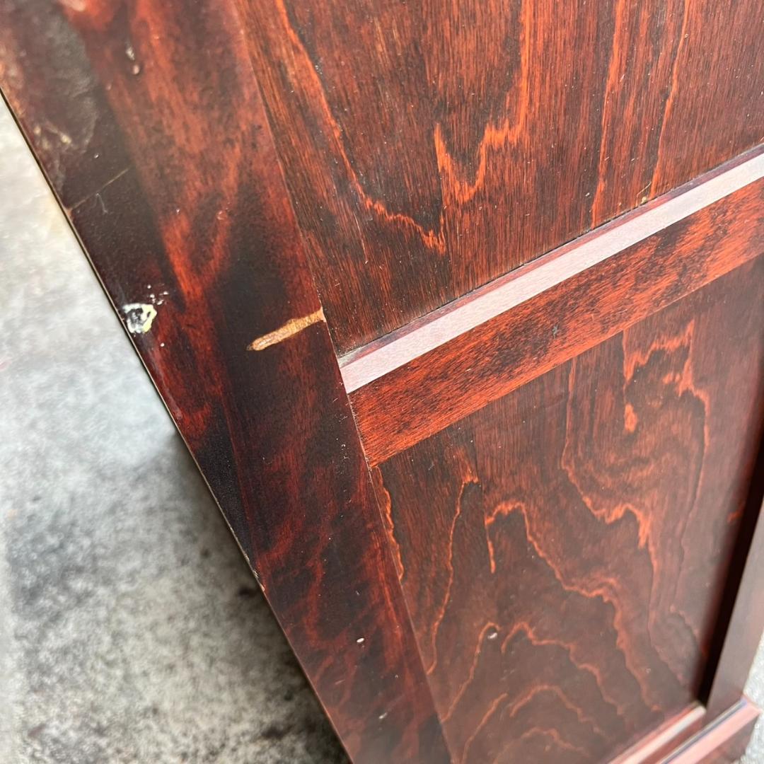 旧家より　北海道民芸家具　キャビネット　飾り棚　本棚　【たのメル便♪】