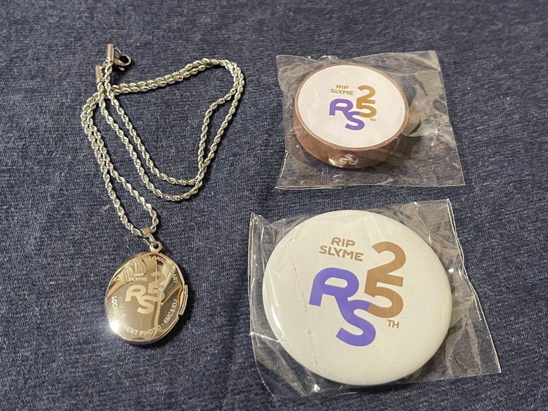 RIP SLYME ガチャ　当たり　ペンダント　缶バッチ　マステセット