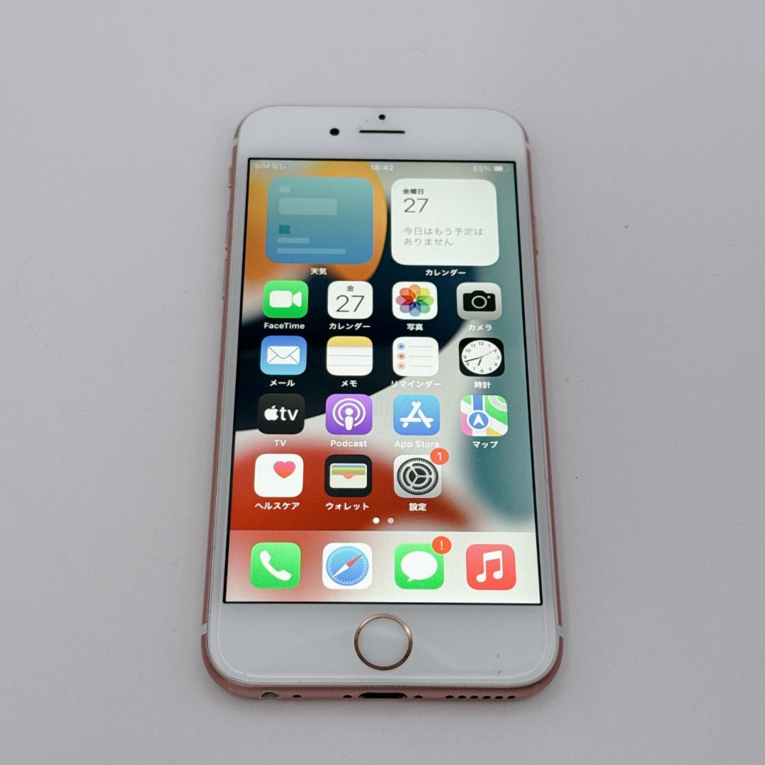 【美品】iPhone6s 64GB NKQR2J/A ローズゴールド
