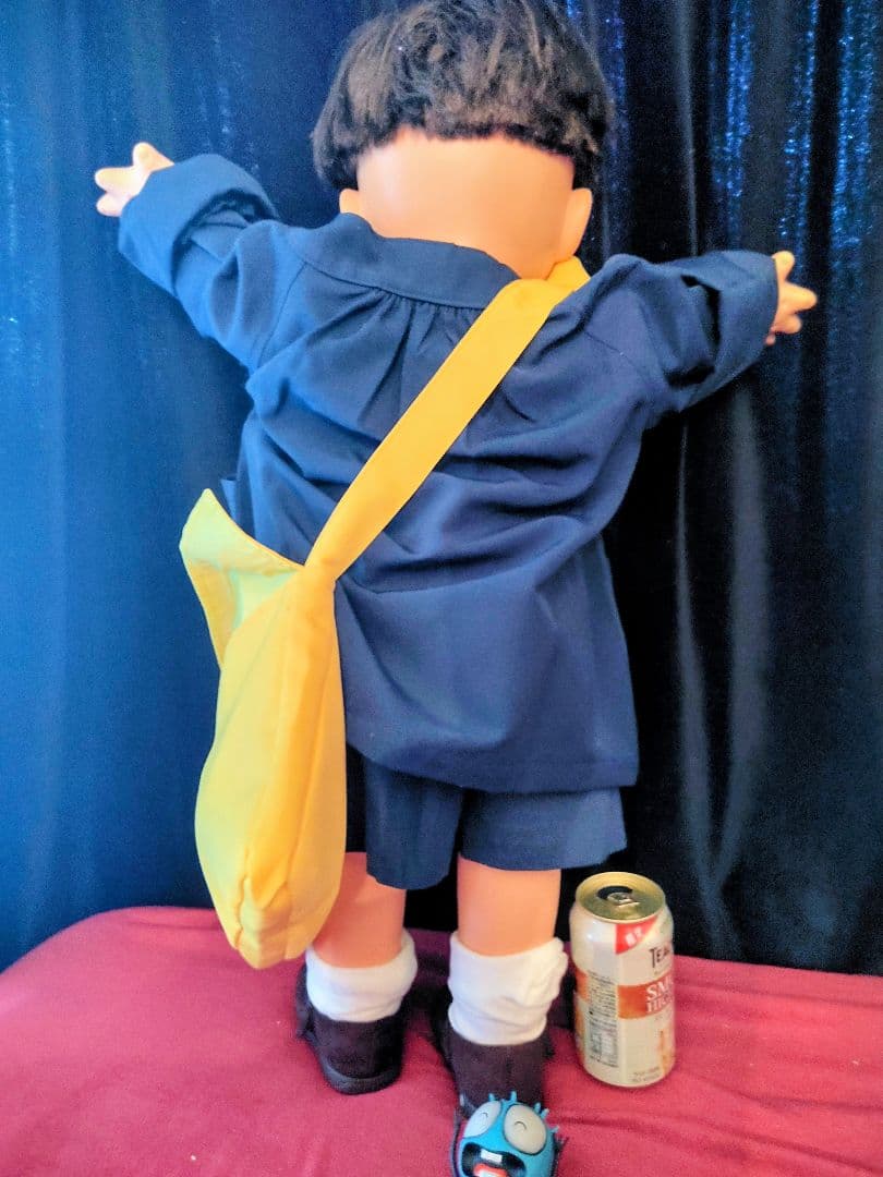 昭和レトロ 超特大 まことちゃん ソフビ 等身大カスタム 楳図かずお　一点物