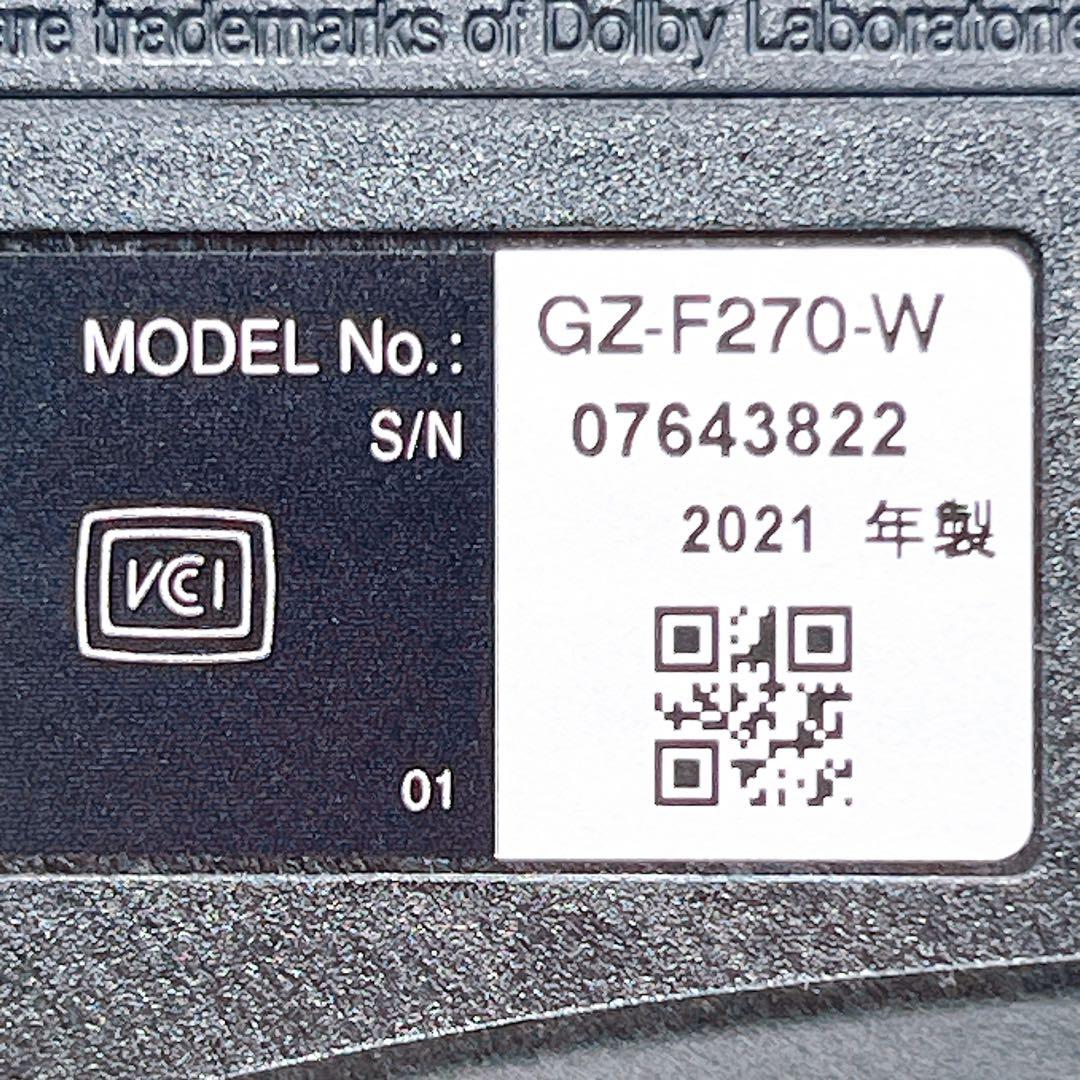 JVC GZ-F270-W デジタルビデオカメラ JVCケンウッド