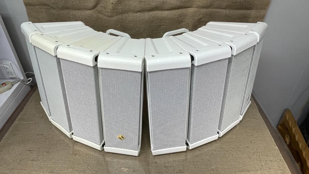 【2台セット】TOA 可変指向性スピーカー HX-5W ホワイト 取付金具付き
