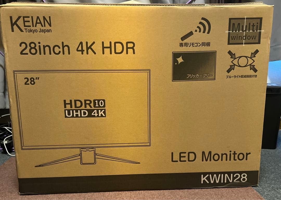 KWIN28 4Kディスプレイ