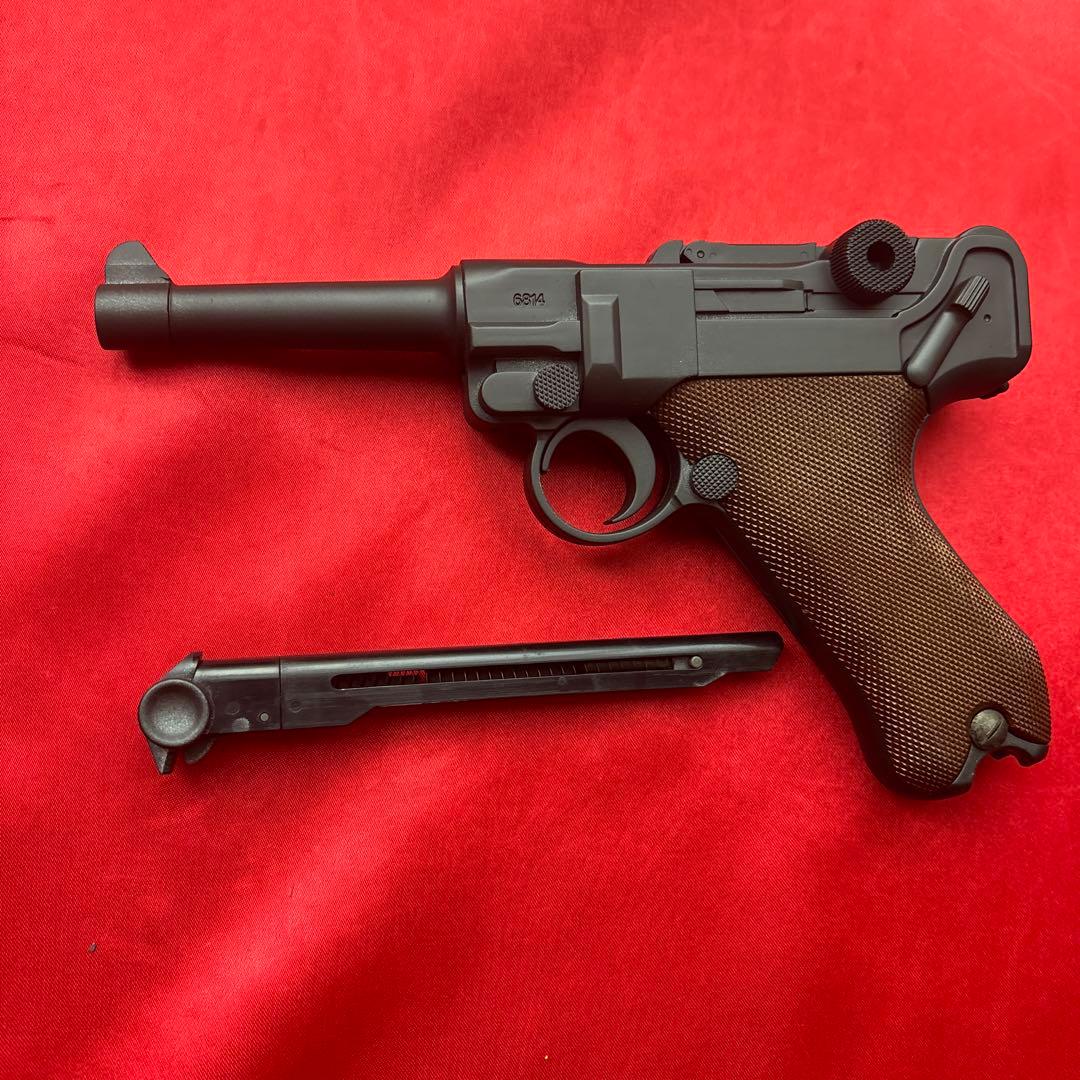 東京マルイ　ルガーP08 キャロムショット塗装　エアガン