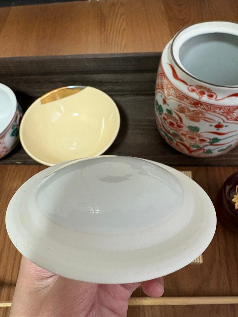 茶道具セット 旅箪笥 高山茶筌(久保左文) 京焼茶碗(宝泉) 水指 他一式