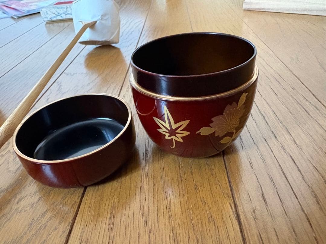 茶道具セット 旅箪笥 高山茶筌(久保左文) 京焼茶碗(宝泉) 水指 他一式