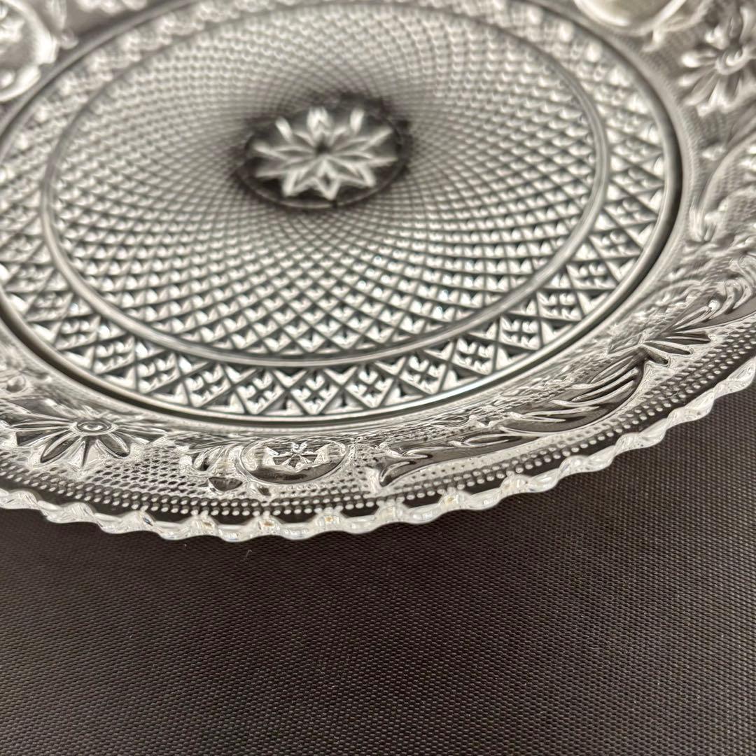 【未使用保管品】【バカラ】 アラベスク プレート 16cm クリスタルガラス