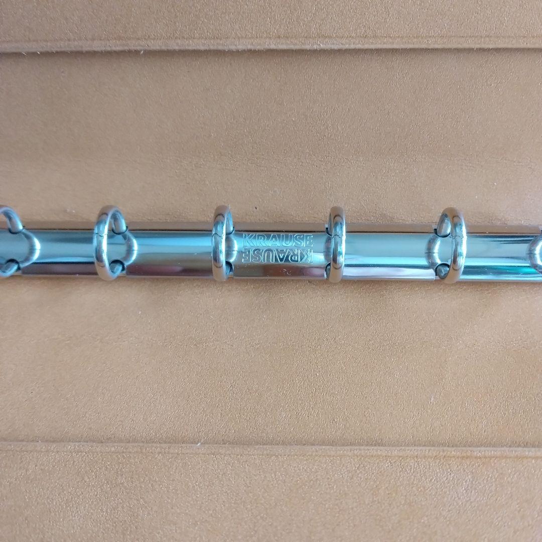 システム手帳　ルガトショルダー　黒 B7ミニ6穴用　フラットタイプ