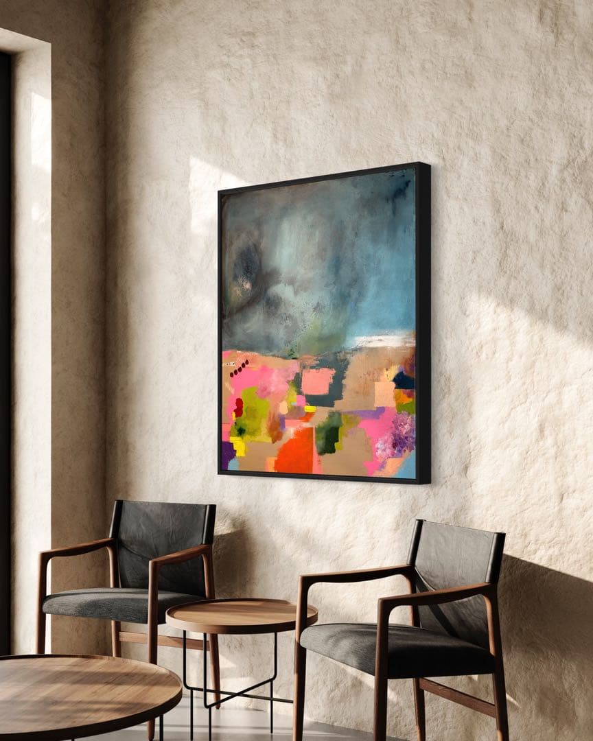 アクリル画　抽象画abstract art 新品　現代アート　大型