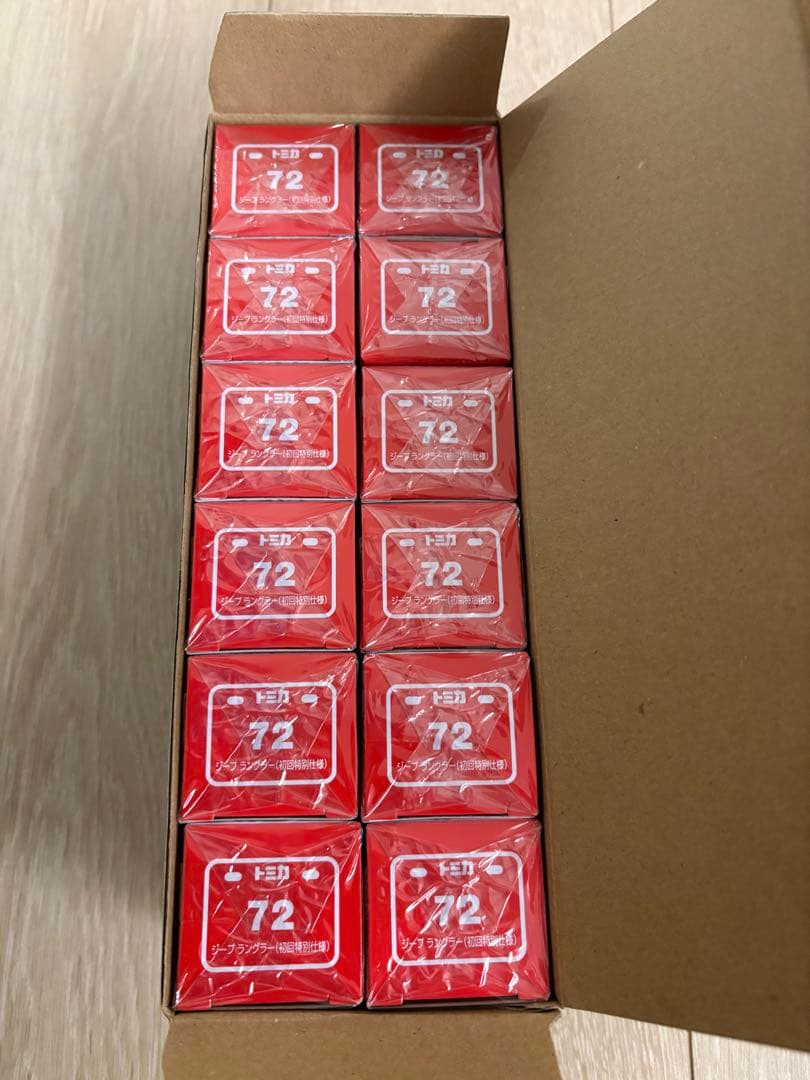 トミカ　ジープ　ラングラー　Jeep WRANGLER 初回特別仕様　12台